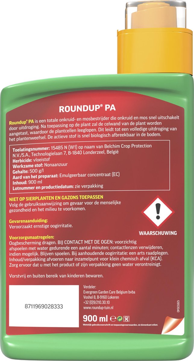 Roundup Natural Onkruid Vrij Concentraat 900ml
